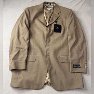 NWT Claiborne Men’s Blazer size 40R 100% Worsted Wool